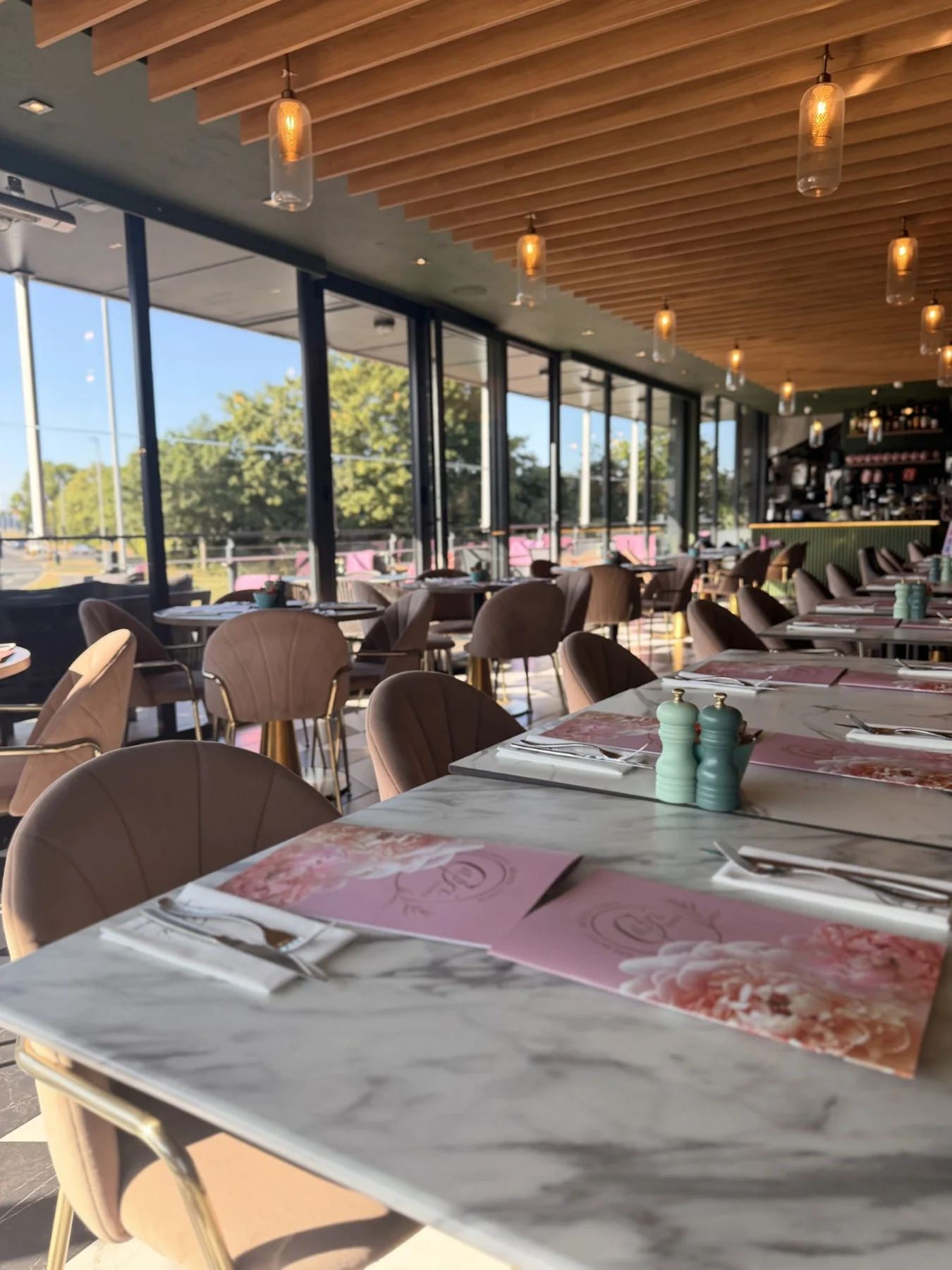 Cafe Capri Lounge dining room in Wakefield